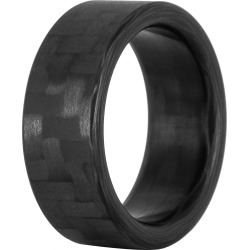 Men's Element Ring Co. Twill Carbon Fiber Ring