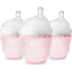 Infant Olababy 3-Pack Gentlebottle 4-Ounce Baby Bottles, Size One Size - Pink