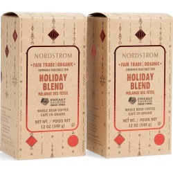 Nordstrom Coffee Holiday Blend Fair Trade Organic Whole Bean Coffee (2-Pack)