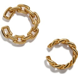 Women's Baublebar Michel Set Of 2 Curb Chain Ear Cuffs