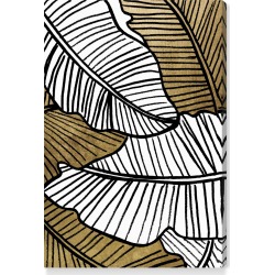 Oliver Gal Golden Leaf Canvas Wall Art