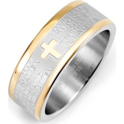 Brook and York Men's Lord's Prayer Two Tone Ring in Silver at Nordstrom, Size 11 found on Bargain Bro Philippines from Nordstrom for $68.00
