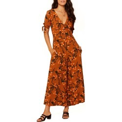 Women's L Space Dolce Wide Leg Jumpsuit, Size Small - Brown