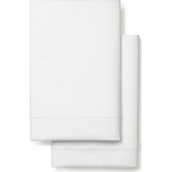 Boll & Branch Set Of 2 360 Thread Count Percale Pillowcases, Size King - White