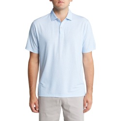 Peter Millar Men's Natural Touch Floral Print Performance Polo, Size Xx-Large in Summer Sky at Nordstrom found on Bargain Bro from Nordstrom Canada for USD $88.26