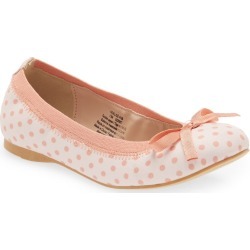 Nordstrom Kids' Elise Ballet Flat, Size 4 M in Coral Dot Print at Nordstrom found on Bargain Bro from Nordstrom Canada for USD $15.73