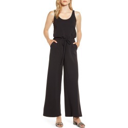 Women's Gibson X City Safari Jaime Shrayber Wide Leg Jumpsuit, Size Small - Black