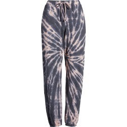 Women's Treasure & Bond Tie Dye Sweatpants, Size X-Large - Blue