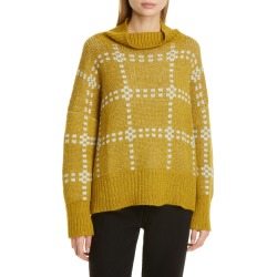 Women's Eckhaus Latta Check Alpaca Blend Sweater