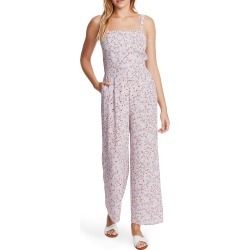 Women's 1.state Wildflower Vines Tie Back Floral Jumpsuit
