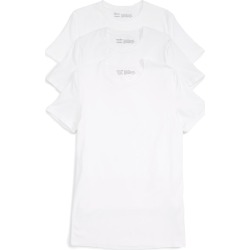 Nordstrom Trim Fit 3-Pack Stretch Cotton Crewneck T-Shirt, Size Small in White at Nordstrom found on Bargain Bro from Nordstrom Canada for USD $31.75