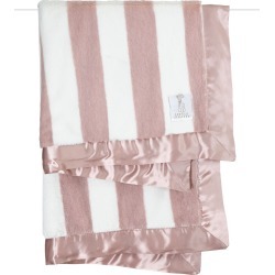 Little Giraffe Luxe Hamptons Stripe Baby Blanket, Size One Size - Pink