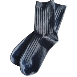 Women's Le Bon Shoppe Glitter Her Metallic Socks, Size One Size - Blue