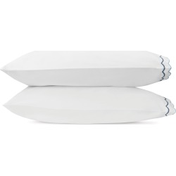 Matouk India Set Of 2 Pillowcases, Size Standard - Blue