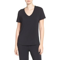 Women's Pj Salvage Short Sleeve Tee, Size X-Large - Black
