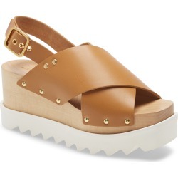 Women's Stella Mccartney Cross Strap Platform Sandal