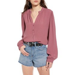 Women's Treasure & Bond Deep Placket Popover Top