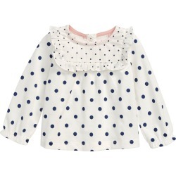 Infant Girl's Mini Boden Ruffle Jersey Top