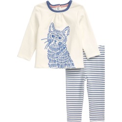 Infant Girl's Mini Boden Jersey Top & Leggings Set