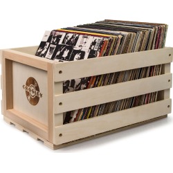 Crosley Radio Record Storage Crate, Size One Size - Brown
