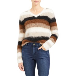 Women's Theory Stripe Alpaca Blend Sweater