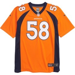 Boy's Nike Nfl Logo Denver Broncos Von Miller Jersey, Size S (4) - Orange