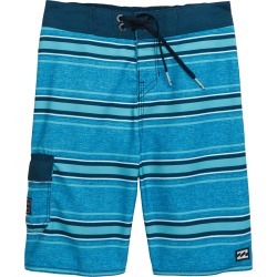 Boy's Billabong All Day Parallel Og Board Shorts, Size S (4) - Blue