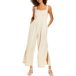 Women's Sancia Lucia Wide Leg Jumpsuit, Size Large - White