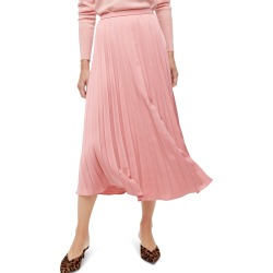 Women's J.crew Pleated Midi Skirt, Size 0 - Pink