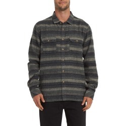 Men's Billabong Offshore Stripe Flannel Button-Up Shirt