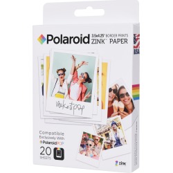 Polaroid Zink Zero Ink 20-Pack Instant Photo Paper