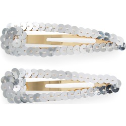 8 Other Reasons 2-Pack Salty Kisses Sequin Hair Clip, Size One Size - Metallic