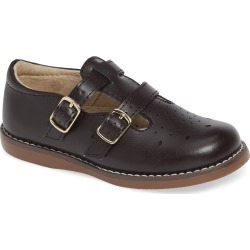 Infant Girl's Footmates Danielle Double Strap Shoe, Size 3.5 M/W - Brown