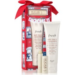 Fresh Enchanted Essentials Travel Size Soy Face Cleanser & Sugar Lip Treatment Set