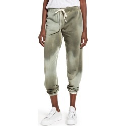 Women's Treasure & Bond Tie Dye Sweatpants, Size X-Small - Green