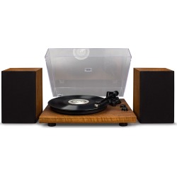 Crosley Radio C62 Turntable & Speaker Shelf System, Size One Size - Brown