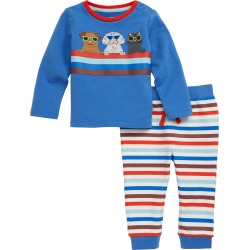 Infant Boy's Mini Boden Applique Pullover & Sweatpants Set