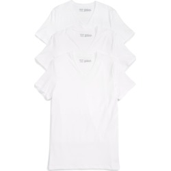 Nordstrom Trim Fit 3-Pack Stretch Cotton V-Neck T-Shirt, Size Small in White at Nordstrom found on Bargain Bro from Nordstrom Canada for USD $31.75