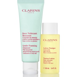 Clarins Cleanse & Refresh For Combination Or Oily Skin Set