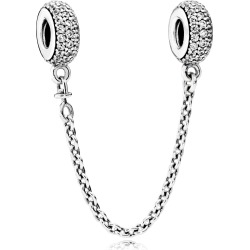 Women's Pandora Pave Inspiration Safety Chain