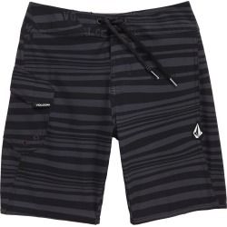 Boy's Volcom Stripe Mod Board Shorts