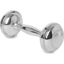 Infant Salisbury Beaded Pewter Dumbbell Rattle