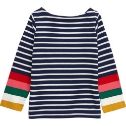 Toddler Girl's Mini Boden Breton Tee, Size 3-4Y - Red