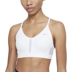 Womens Indy Light-Support Sports Bra Nike 5-CZ4456-100-WHITE-S|SPORTS BRAS