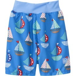 Splash About Happy Nappy Boardshortss W/Built-In Swim Diaper 3 Months-3T - Set Sail Large 6-14 Months Polyester - Swimoutlet.com