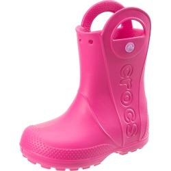 Crocs Kids' Handle It Rain Boot Toddler/Little Kid/Big Kid - Candy Pink 2 Big Kid - Swimoutlet.com