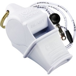 Fox 40 Fox40 Sonik Blast Cmg Whistle W/ Lanyard - White - Swimoutlet.com