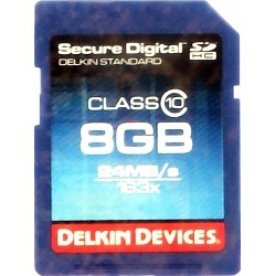 Delkin Devices 8Gb Pro Class 10 Sdhc Memory Card - Swimoutlet.com
