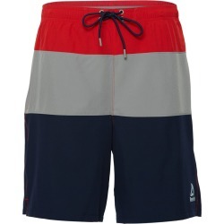 Reebok Blockheads 20" Volley Shorts - Primal Red/Bue Large - Swimoutlet.com