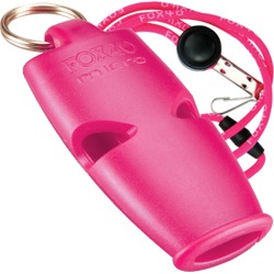 Fox 40 Micro Whistle With Breakaway Lanyard - Pink - Swimoutlet.com